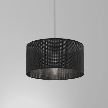 Lustră pe cablu LOFT SHADE 1xE27/60W/230V d. 40 cm neagră
