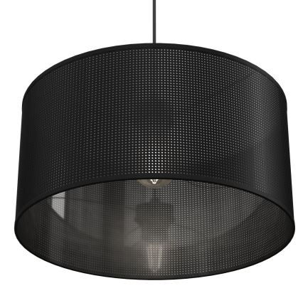 Lustră pe cablu LOFT SHADE 1xE27/60W/230V d. 40 cm neagră