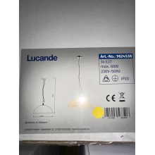 Lustră pe cablu LOURENCO 3xE27/60W/230V Lucande