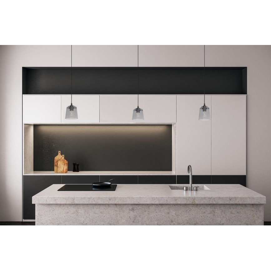 Lustră pe cablu LUCEA 1xE27/15W/230V