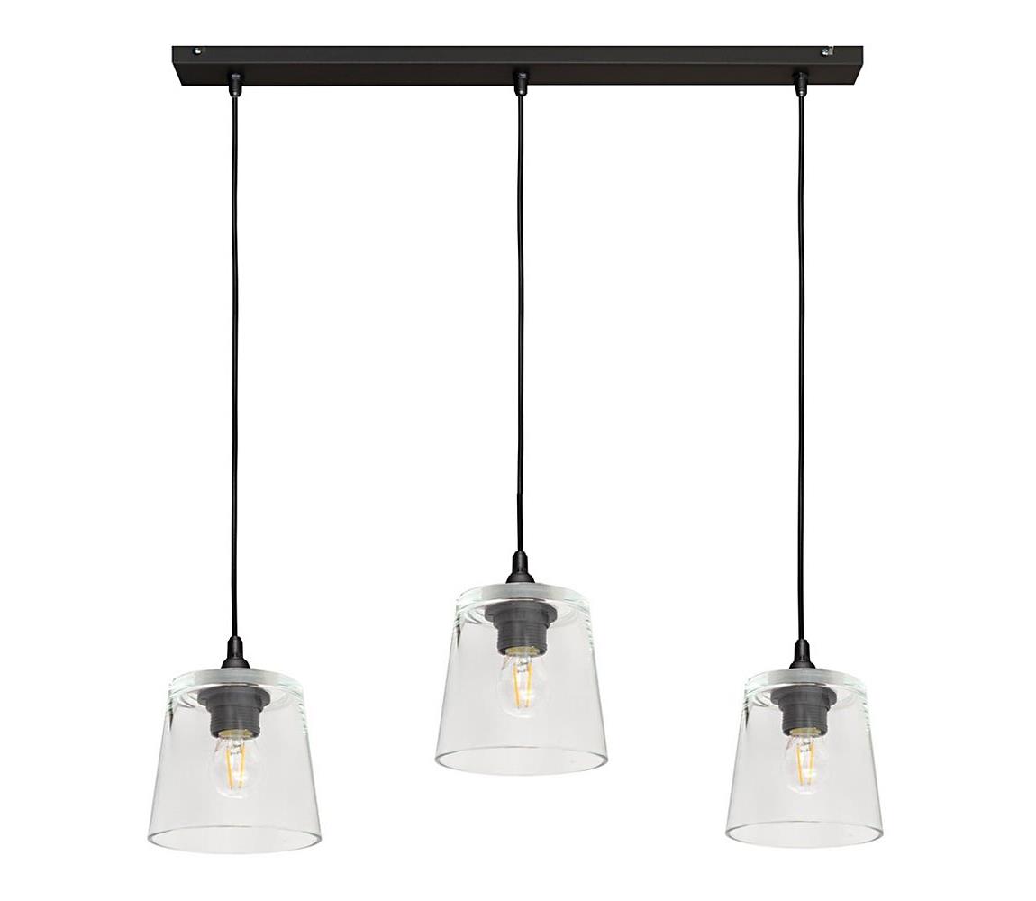 Lustră pe cablu LUCEA 3xE27/60W/230V