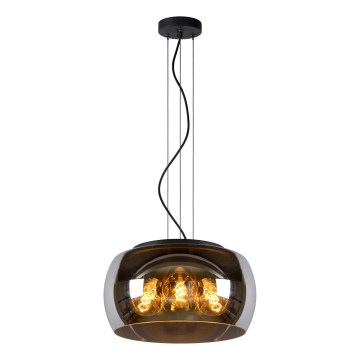 Lustră pe cablu Lucide 45401/40/65 OLIVIA 3xE27/40W/230V d. 40 cm negru