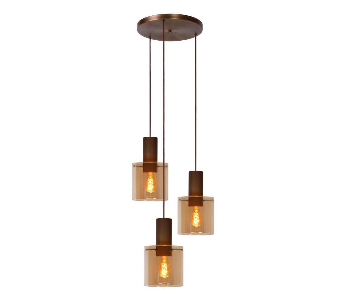 Lustră pe cablu Lucide 74405/13/62 TOLEDO 3×E27/40W/230V