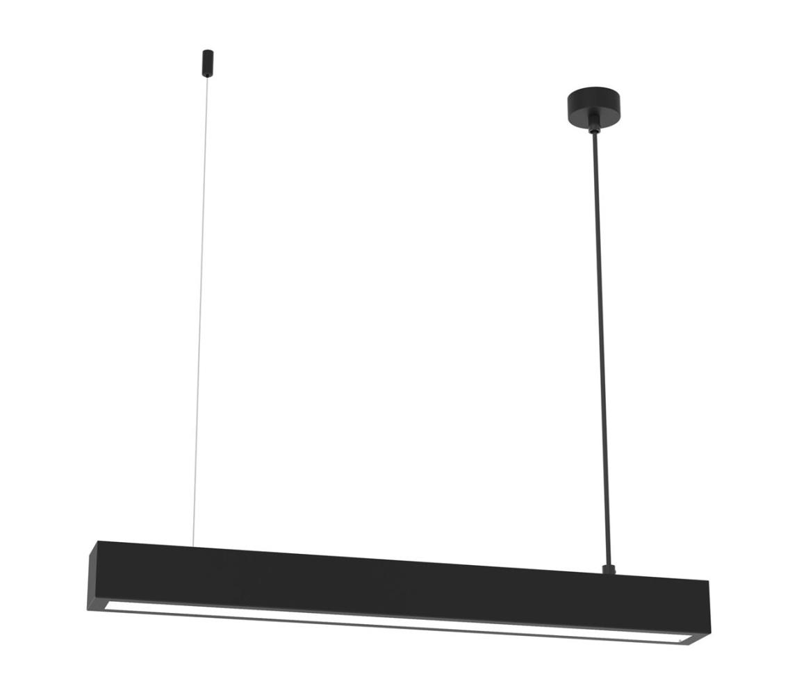 Lustră pe cablu LUNGO T8 1xG13/9W/230V neagră