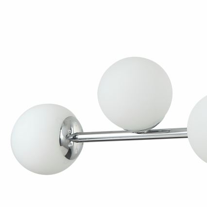 Lustră pe cablu MADDIE, 6 x E14, 5 W, 230 V, crom lucios