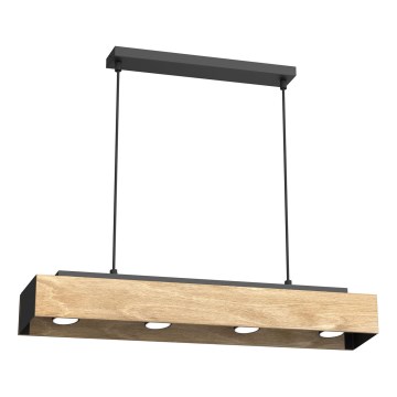 Lustră pe cablu MAISON 4xGU10/8W/230V maro