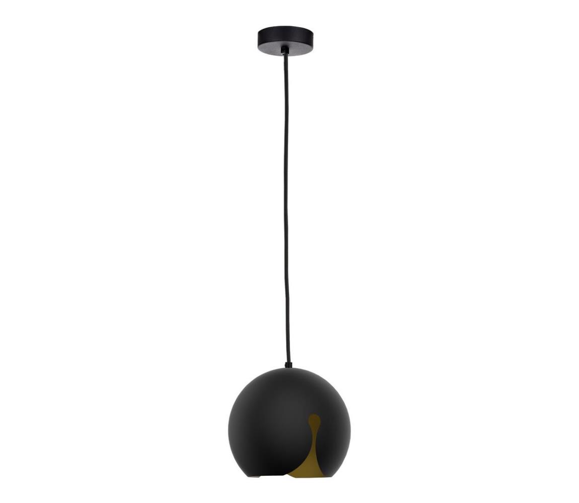 Lustră pe cablu MALAG 1xE27/60W/230V neagră