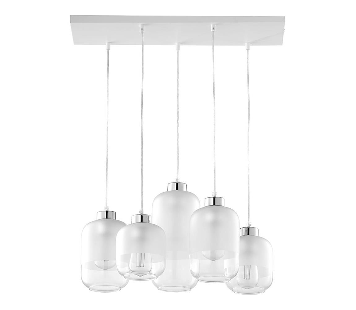 Lustră pe cablu MARCO 5xE27/60W/230V albă