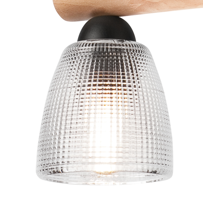 Lustră pe cablu MARGIT 2xE27/60W/230V fag