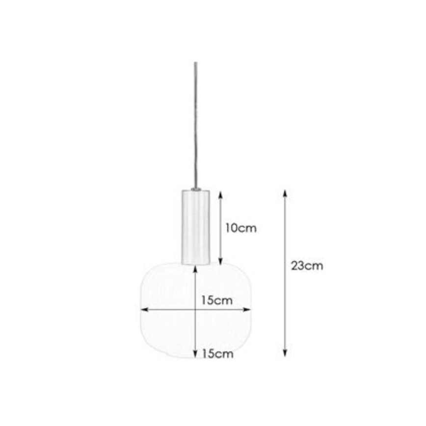 Lustră pe cablu Markslöjd 108122 SOBER 1xE14/40W/230V crom mat