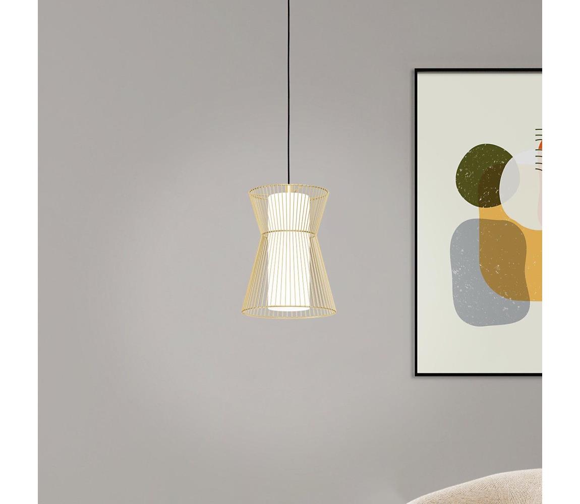 Lustră pe cablu MASETA 1xE27/40W/230V aurie Eglo 99635