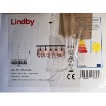 Lustră pe cablu MATEI 5xE14/40W/230V Lindby