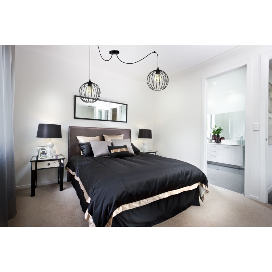 Lustră pe cablu MATT 2xE27/60W/230V