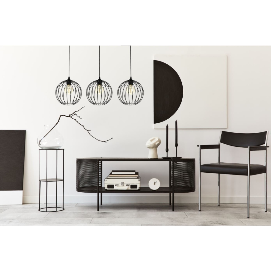 Lustră pe cablu MATT 3xE27/60W/230V