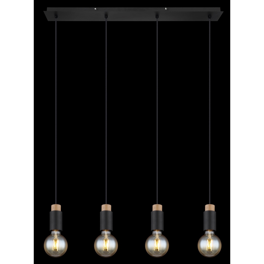 Lustră pe cablu 4xE27/40W/230V Globo