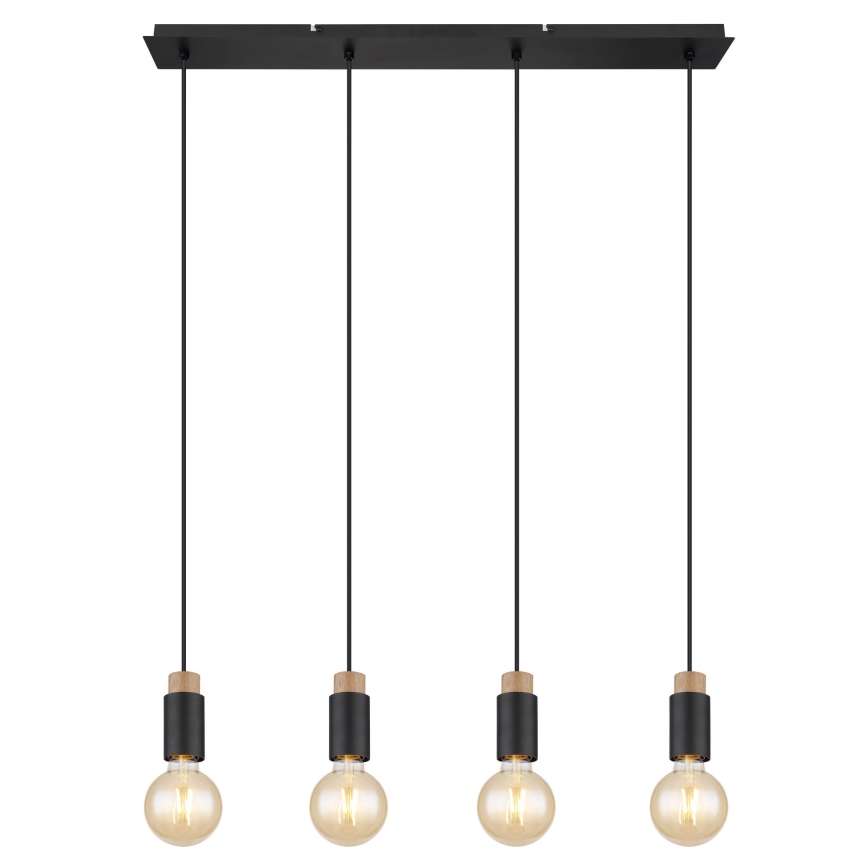 Lustră pe cablu 4xE27/40W/230V Globo