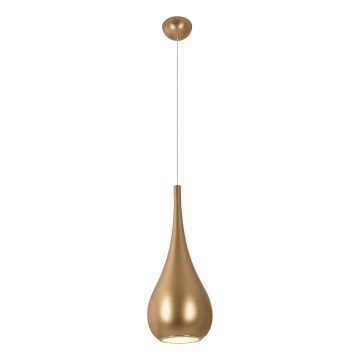 Lustră pe cablu MAXLIGHT P0436 DROP 1xE27/40W/230V d. 20 cm auriu