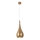 Lustră pe cablu MAXLIGHT P0436 DROP 1xE27/40W/230V d. 20 cm auriu