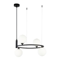 Lustră pe cablu Maytoni MOD013PL-04B RING 4xG9/25W/230V negru