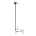 Lustră pe cablu Maytoni MOD013PL-04BS1 RING 4xG9/25W/230V auriu