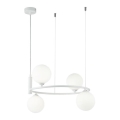 Lustră pe cablu Maytoni MOD013PL-04W RING 4xG9/25W/230V alb