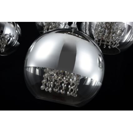 Lustră pe cablu Maytoni P140-PL-170-5-N FERMI 5xE27/60W/230V crom