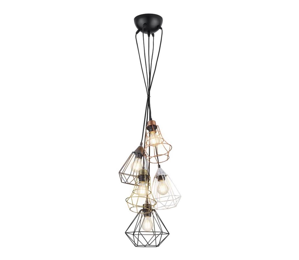 Lustră pe cablu MEIKE 5xE27/25W/230V Reality