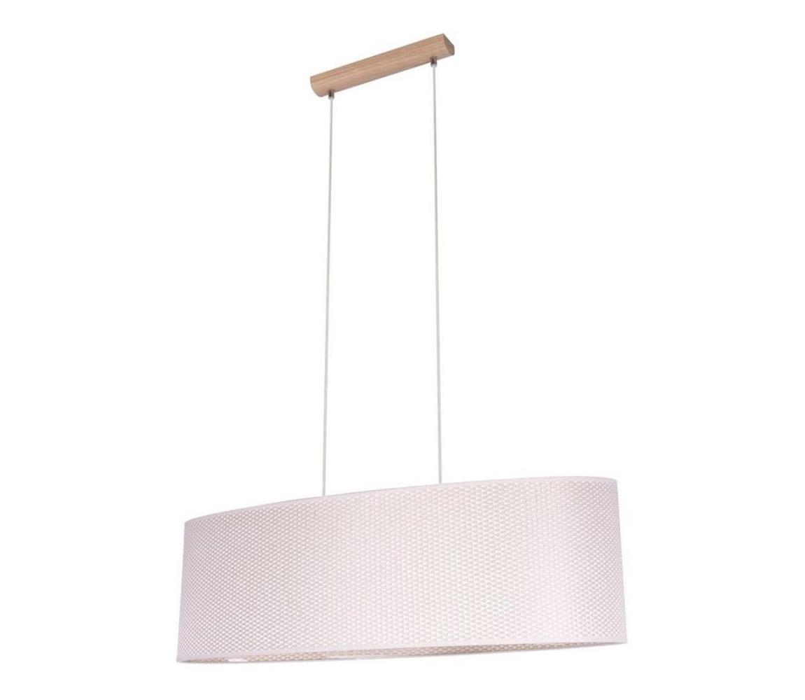 Lustră pe cablu MERCEDES 2xE27/40W/230V stejar 1027400211556