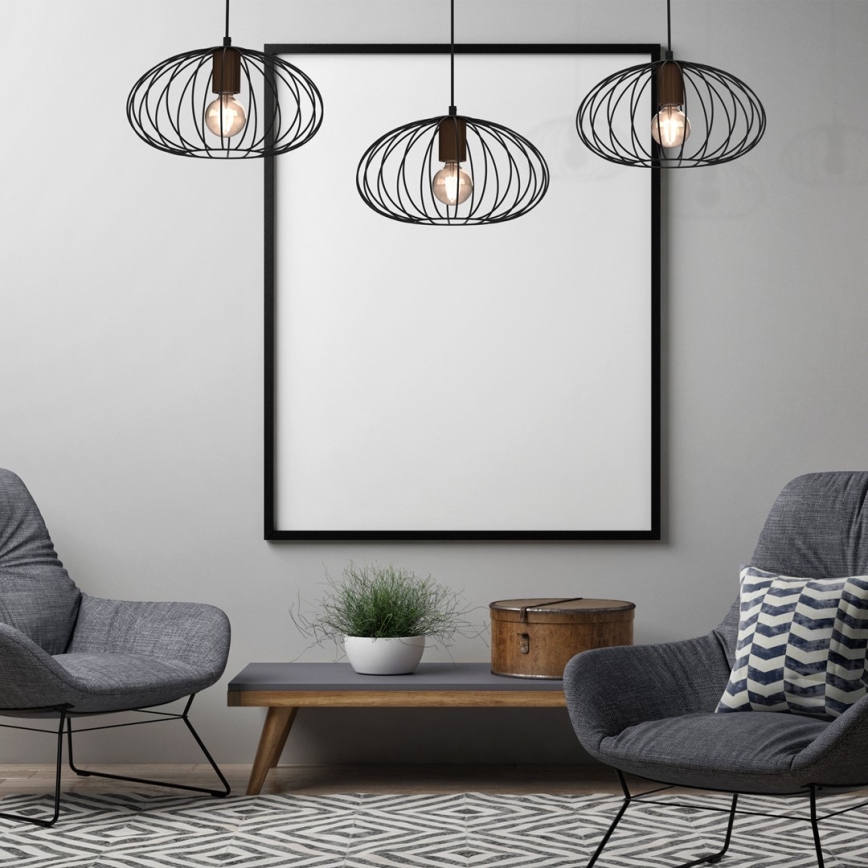 Lustră pe cablu MERIDIANO 3xE27/60W/230V