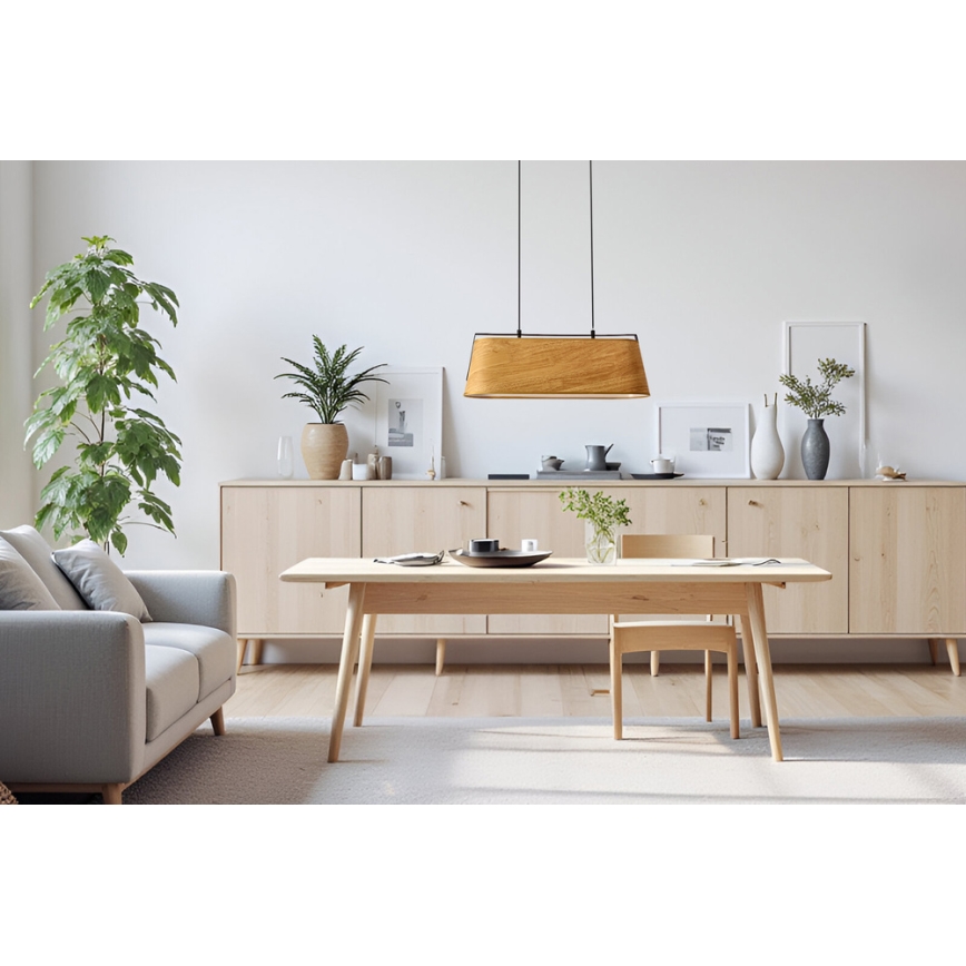 Lustră pe cablu MILBURY 2xE27/40W/230V maro