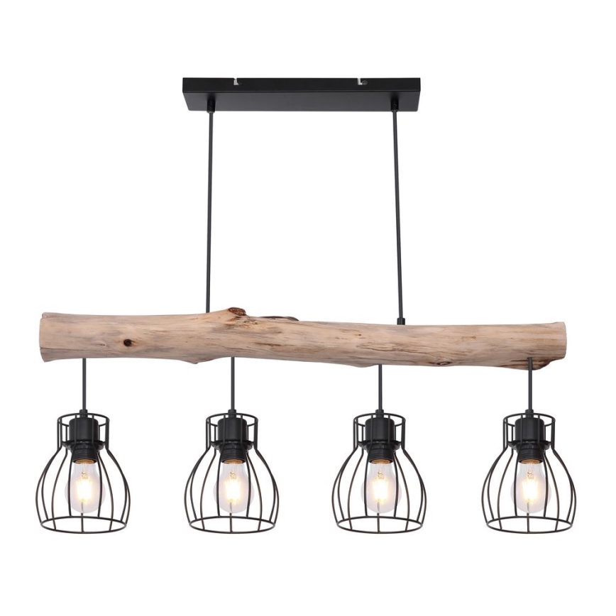 Lustră pe cablu 4xE27/40W/230V Globo