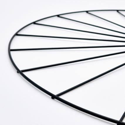 Lustră pe cablu MONTANA 1xE27/15W/230V d. 30 cm negru