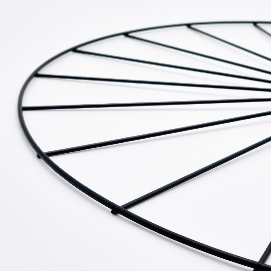 Lustră pe cablu MONTANA 1xE27/15W/230V d. 30 cm negru