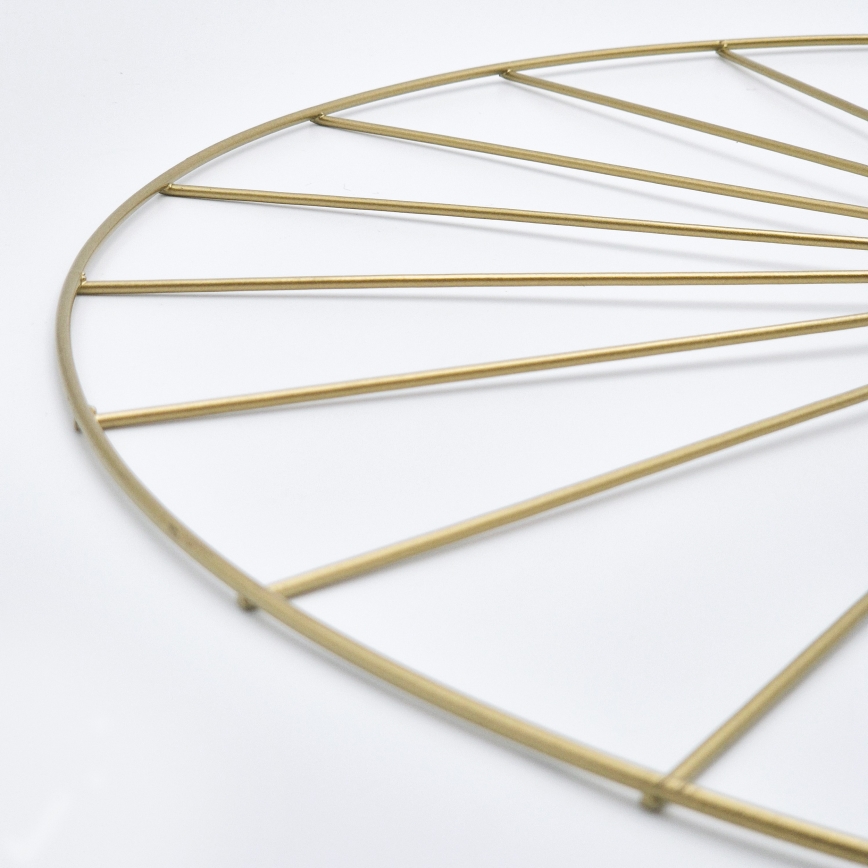 Lustră pe cablu MONTANA 1xE27/15W/230V d. 45 cm auriu/negru