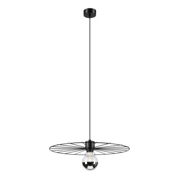 Lustră pe cablu MONTANA 1xE27/15W/230V d. 45 cm negru