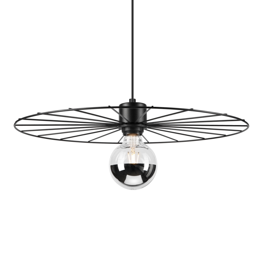 Lustră pe cablu MONTANA 1xE27/15W/230V d. 45 cm negru