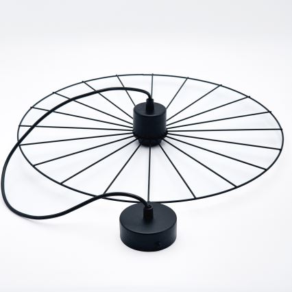 Lustră pe cablu MONTANA 1xE27/15W/230V d. 45 cm negru