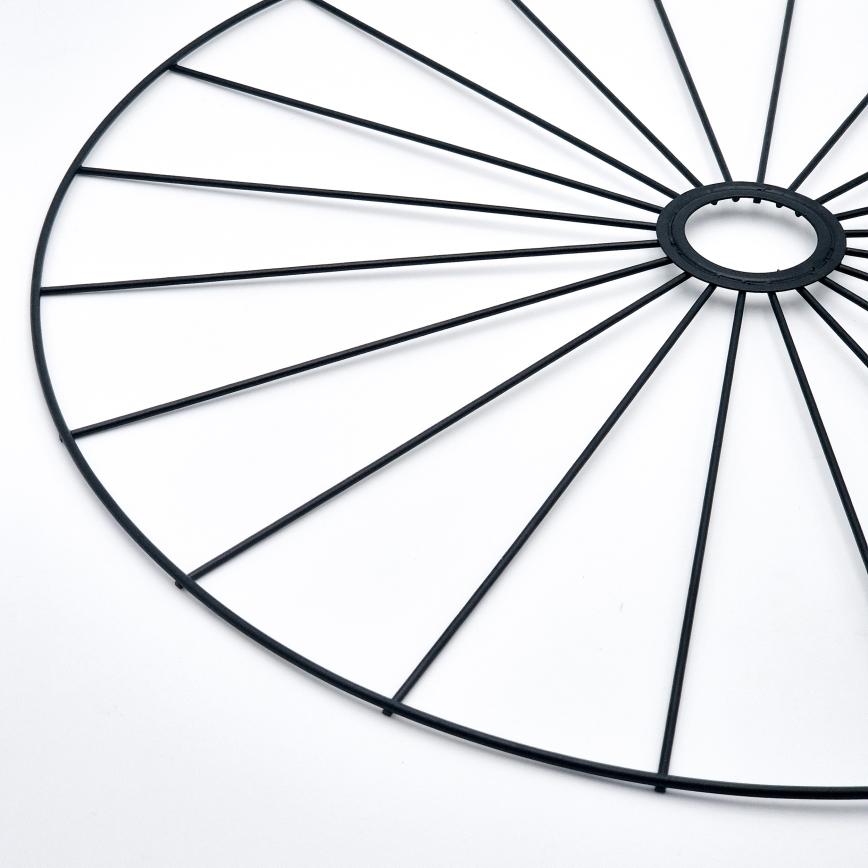 Lustră pe cablu MONTANA 1xE27/15W/230V d. 45 cm negru