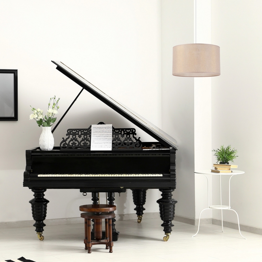 Lustră pe cablu MONTE 1xE27/60W/230V auriu