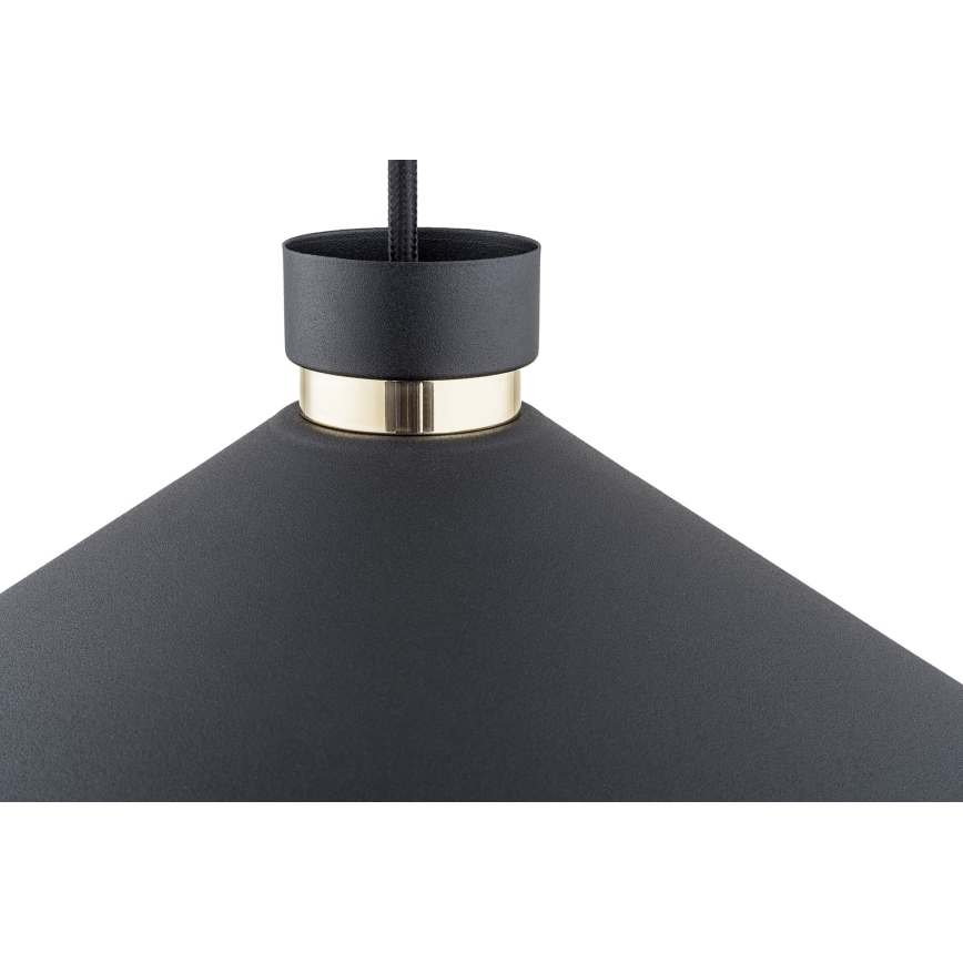 Lustră pe cablu NASHVILLE 1xE27/15W/230V neagră Argon 4695