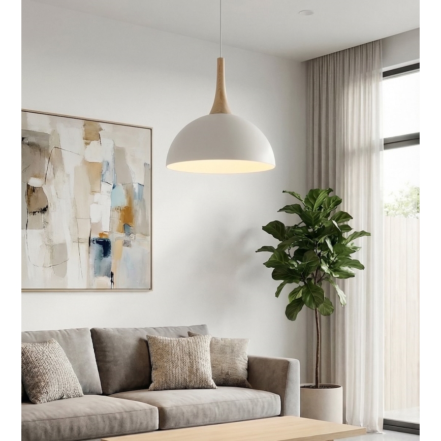 Lustră pe cablu NAUTICA 1xGX53/12W/230V, albă
