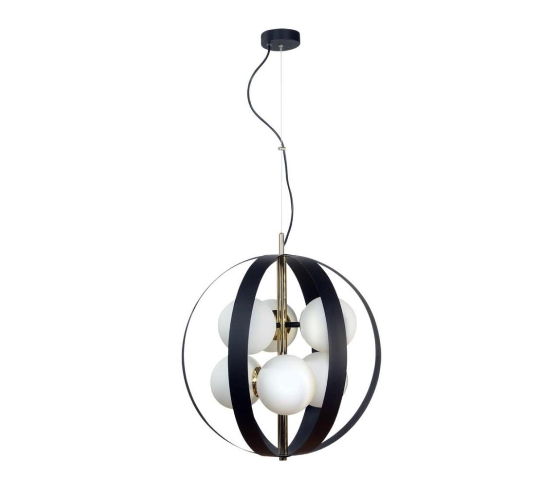 Lustră pe cablu NELA 6xE14/40W/230V negru Zuma Line 1138