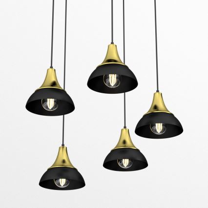 Lustră pe cablu NERGIS 5xE27/60W/230V