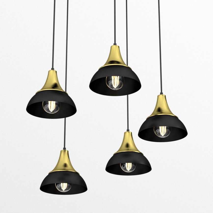 Lustră pe cablu NERGIS 5xE27/60W/230V