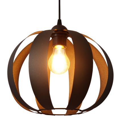 Lustră pe cablu NEWTON 1xE27/15W/230V neagră