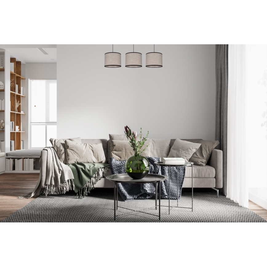 Lustră pe cablu NEXO 3xE27/60W/230V