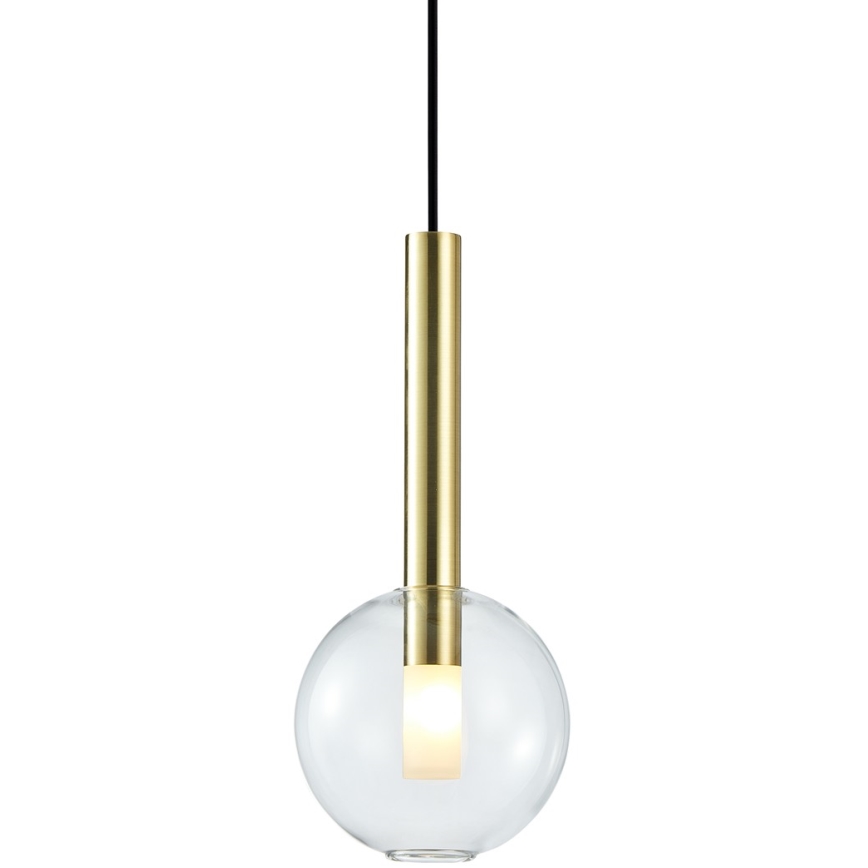 Lustră pe cablu NIKO 1xG9/9W/230V d. 15 cm auriu