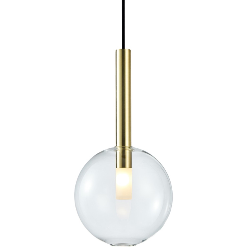 Lustră pe cablu NIKO 1xG9/9W/230V d. 20 cm auriu