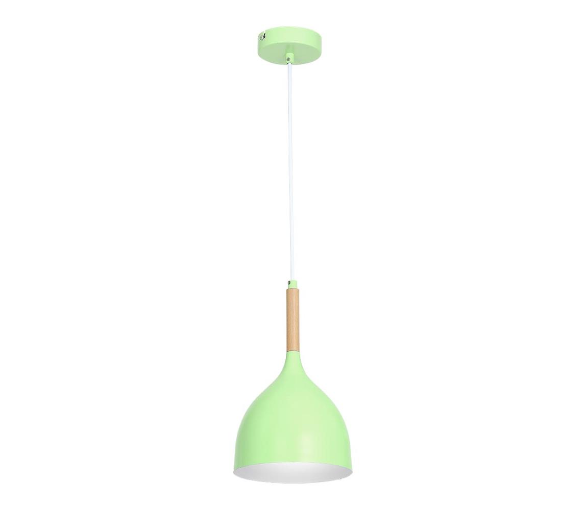 Lustră pe cablu NOLAN 1xE27/60W/230V verde