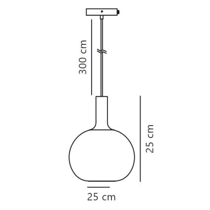 Lustră pe cablu Nordlux ALTON 1xE27/60W/230V negru